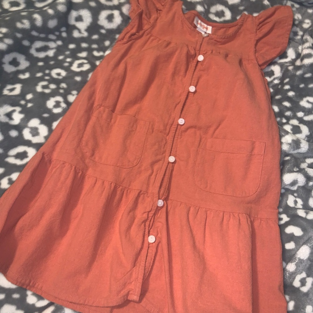 Cat & Jack Kids Dress in Warm Orange